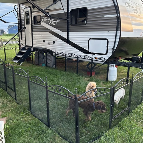 Panels metal dog playpen - 8,