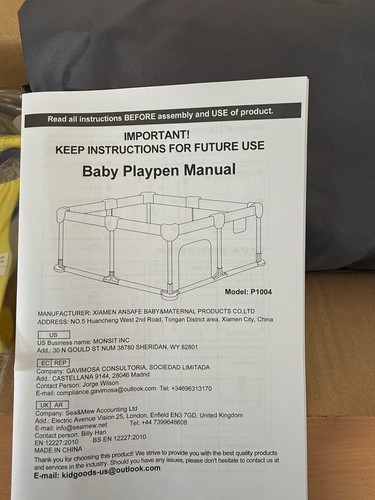 Baby playpen with - baby, mat