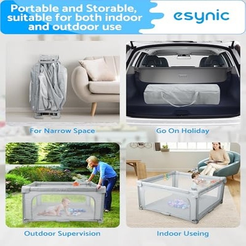 Esynic 150x150cm large baby - esynic,