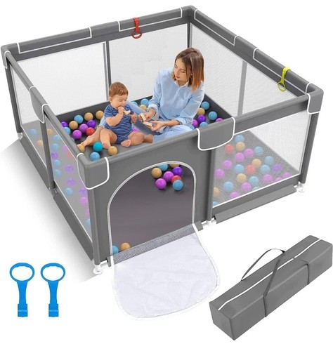 Foldable baby playpen with - baby,